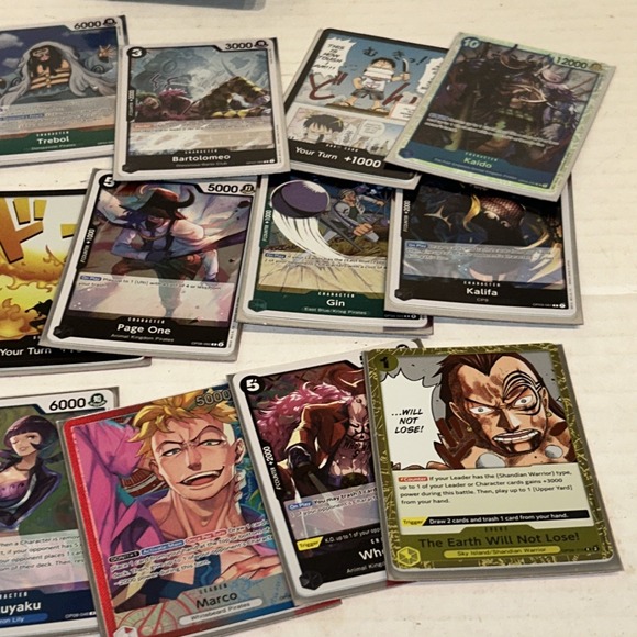 One Piece TCG Lot Of 75 Cards Some In Sleeves E3 - Picture 2 of 5